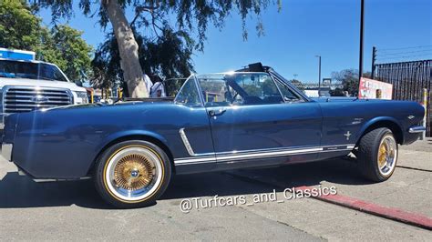 1965 Drop Mustang On Gold Zeniths And Vogues In Oaklandca Ep248 Youtube