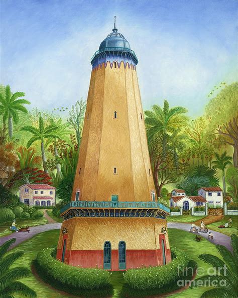 Coral Gables Water Tower Painting By Colette Raker Fine Art America