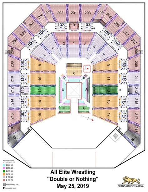 Mgm Grand Seating Chart Seating Charts Mgm Grand Hotel