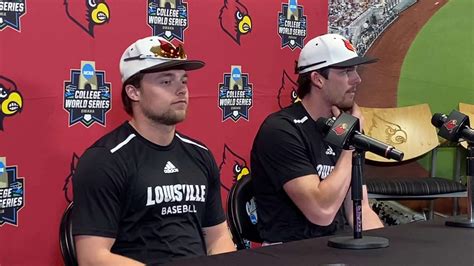 Louisville Position Players Dylan Hoy Isaac Humphrey Media Day 2024