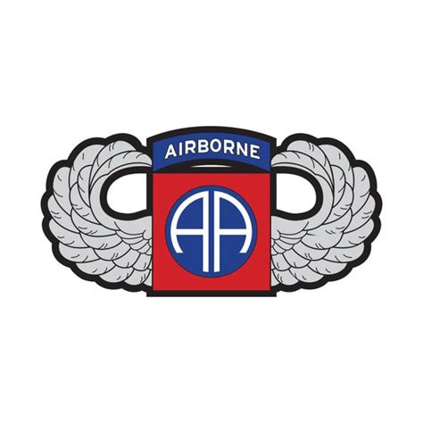82nd Airborne Jump Wings Die Cut Vinyl Calcomanía Pegatina Etsy