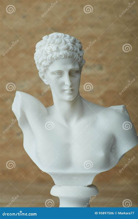 Statua Di Hermes Dio Del Greco Antico Di Trasporto Fotografia Stock