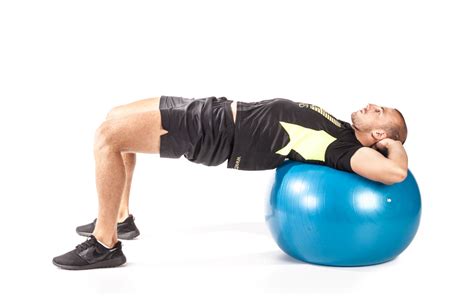 Swiss Ball Hip Raise Total Workout Fitness