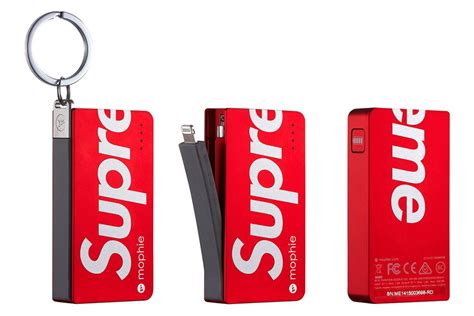 Supreme X Mophie Keychain 00 Supreme Merch Tech Gadgets Cool Gadgets