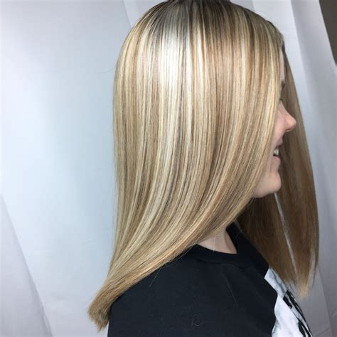 Partial blonde highlights | Partial blonde highlights, Blonde highlights, Long hair styles