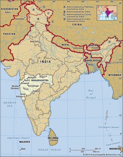 Maharashtra Capital Map Population And Government Britannica