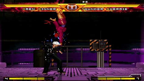 Mugen 11b1 Kof Theory Mercenary Yellow Omen Sinner Vs Thunder Shermie