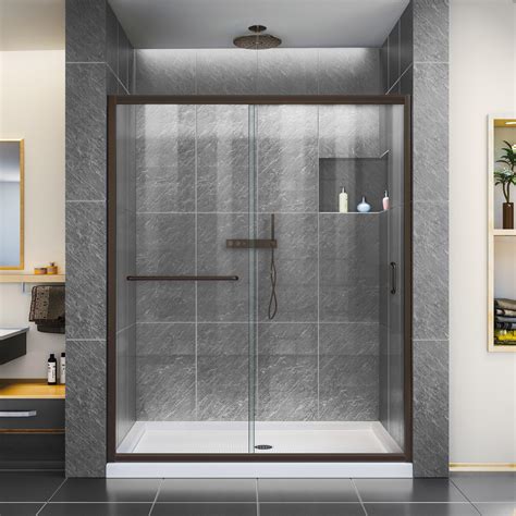 Infinity Z Orb Semi Frameless Shower Door Floor And Decor