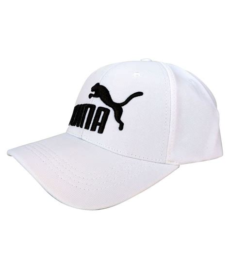 Puma White Polyester Caps Buy Online Rs Snapdeal