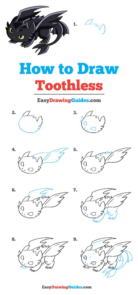 How To Draw Toothless From How To Train Your Dragon Artofit