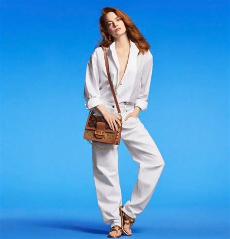 Emma Stone Louis Vuitton Ss22 Dauphine Bag Summer 2022 Campaign More