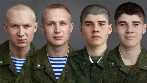 Soldados rusos antes y después del servicio militar Fotos Russia