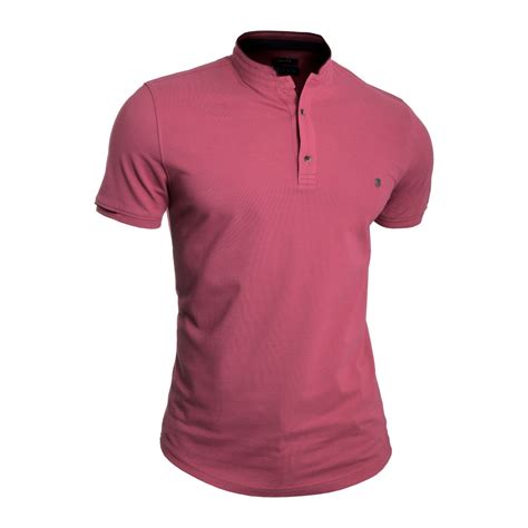 A contrast collar is a shirt collar that has a different color than the torso of the shirt. Men's Casual Grandad Collar Polo T Shirt UK Size Short ...