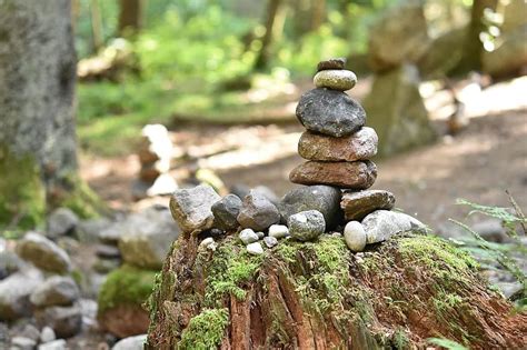 Stones Yoga Meditation Zen Balance Harmony Relaxation Nature