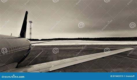 Part Of The Airframe Stock Image Image Of Airplane Transportation