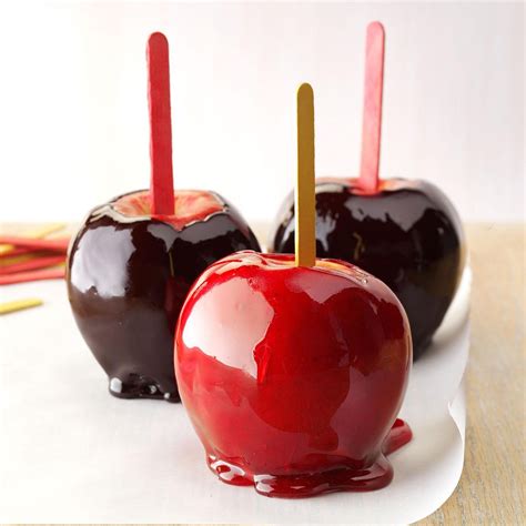 Black Hearted Candy Apples Recipe Taste Of Home