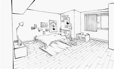 Bedroom Coloring Pages