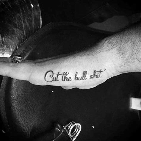 Cool Cut The Bull Male Side Hand Tattoo Designs Simple Hand Tattoos