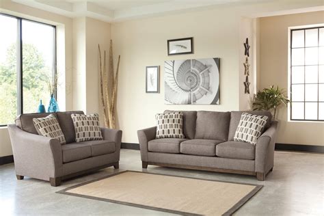 Ashley furniture outlet browse all. Ashley Janley 2 Piece Living Room Set in Slate (43804-38 ...