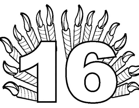 Number 16 Coloring Page Pdf Coloring Pages Letter A Coloring Pages
