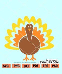 Thanksgiving Turkey SVG Thanksgiving Svg Thanksgiving Day SVG