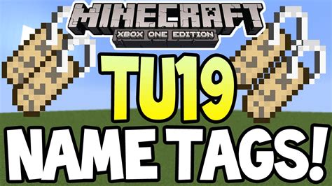 Minecraft Xbox 360ps3 Tu19 Update Name Tags Explained Info