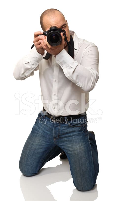 Photographer In Action Stock Photo Royalty Free Freeimages