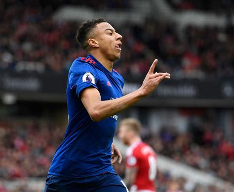 Jesse lingard, 28, from england manchester united, since 2014 attacking midfield market value: Jesse Lingard's dodgy goal celebration during Manchester United's win over Middlesbrough - Daily ...