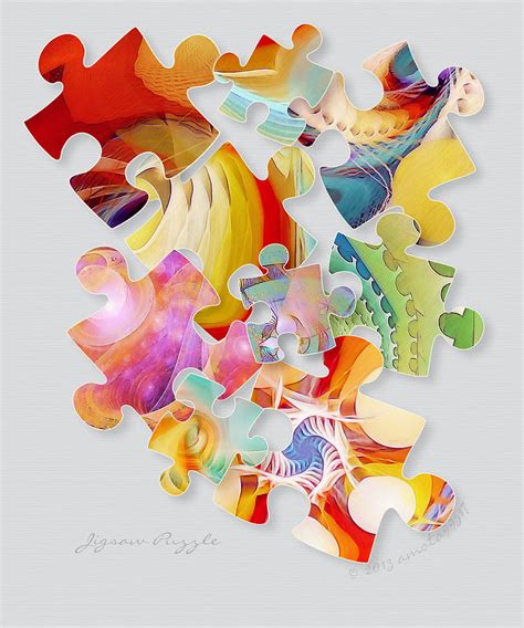Jigsaw Puzzle Digital Art By Gayle Odsather Pixels