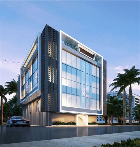 Commercial Building Elevation Commercial Design Exterior Hospital