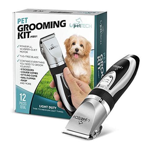 Pettech Professional Dog Grooming Kit Rechargeable Cordless Pet