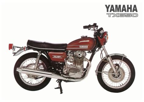 Yamaha Poster Tx650 Tx650a 1974 Suitable To Frame Xs1 Xs2 Xs650 Ebay
