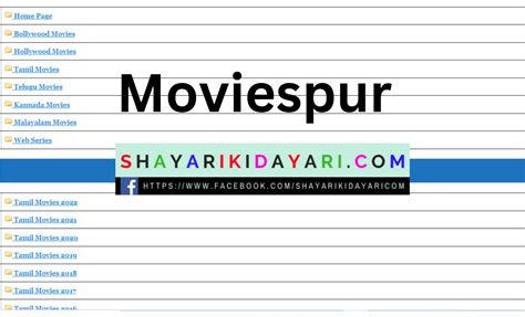 Moviespur 2023 Tamil Hd Movies Download Shayari Ki Dayari