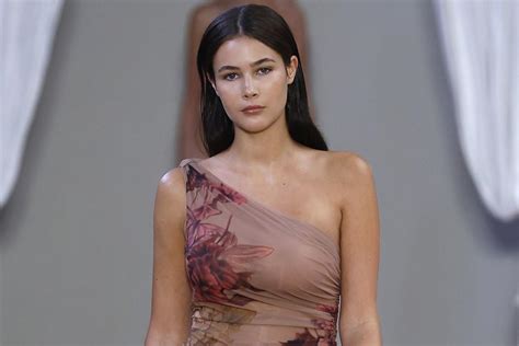Christy Turlingtons Daughter Grace Burns Makes Her Milan Fashion Week
