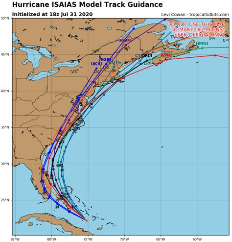 Hurricane Track European Model Burgerulsd