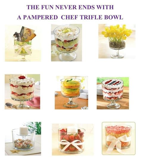 pampered chef trifle bowl great for all seasonal decorating you need this for the holidays