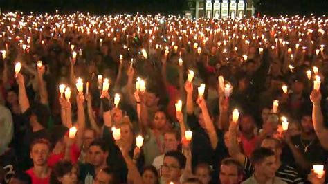 The italian word vigilia has become generalized in this sense and means eve (as in on the eve of the war). The low-tech effort to gather thousands at UVa vigil