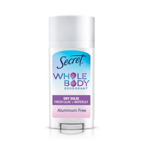 Secret Whole Body Stick Aluminum Free Deodorant For Women With Notes Of