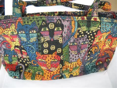 Vintage Laurel Burch Purse Tapestry Tote Handbag Shoulder Bag Etsy