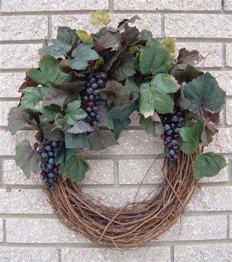 All heavy pruning should be done while the plants are in a state of dormancy, but additional light pruning may also be needed throughout the growing season. Grapevine Wreath - Grape vine Wreath with grape accents ...
