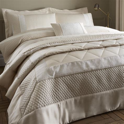 Bardot Cream Quilted Bedspread Bed Spreads Burgundy Bedding Luxury