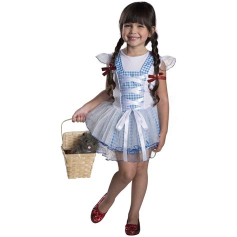 Wizard Of Oz Dorothy Tutu Girls Child Halloween Costume