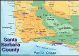 Map Of Santa Barbara Area | Living Room Design 2020