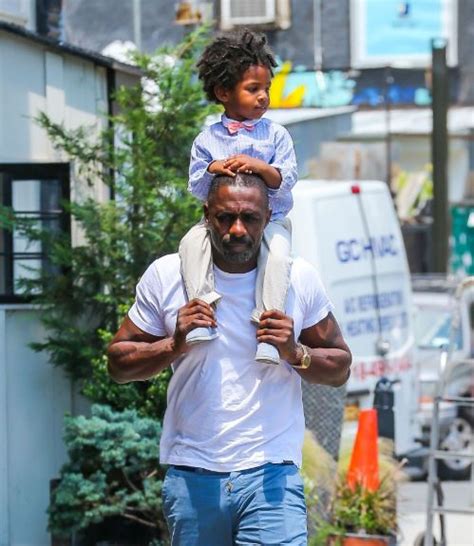 Idris Elba With His Son Winston Elba Celebrities Infoseemedia