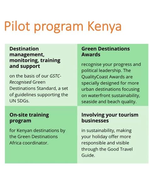 Sustainable Tourism Development For Kenyan Destinations Green Tour Kenya
