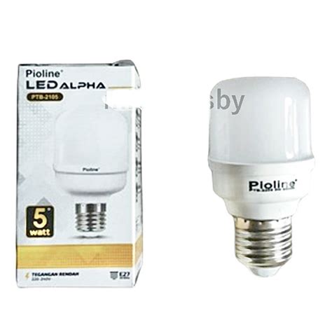 Jual Bohlam Bola Lampu Led Pioline Alpha W Watt Watt Led T Bulb Super Terang Murah Grosir