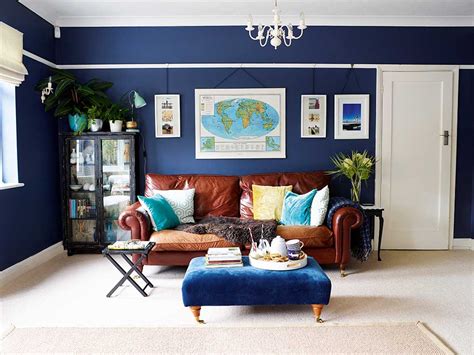wonderful navy blue living room royals courage