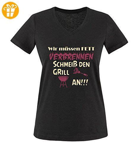 Comedy Shirts Wir müssen Fett verbrennen schmeiß den Grill an