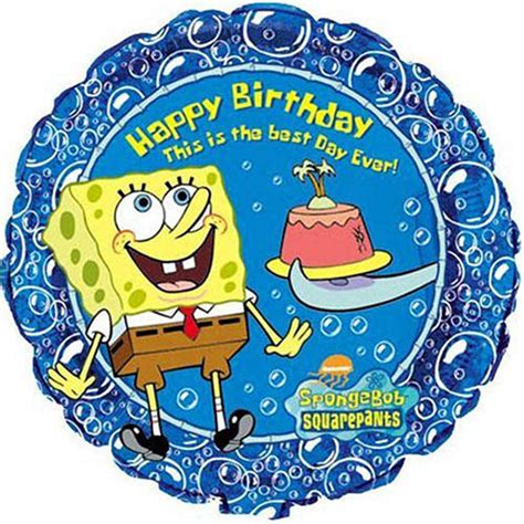 Spongebob Balloon Happy Birthday 18