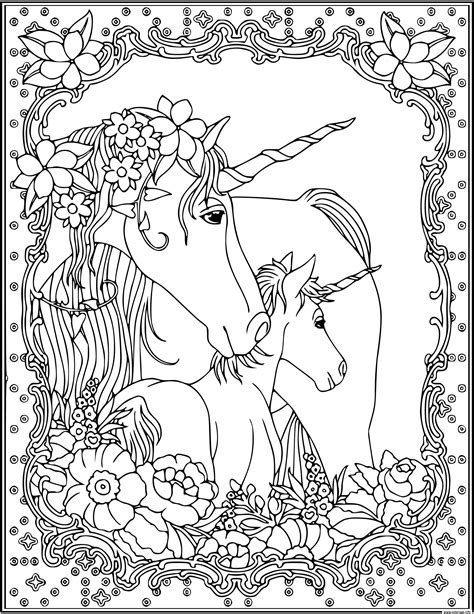 Coloriage Licorne Unicorn Adulte Dessin Licorne à Imprimer